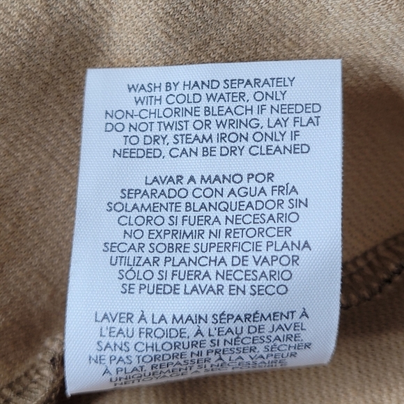 CAbi Herringbone Blazer Size M Brown Speckle Fleck Penny 2 Chest 2 Patch Pockets - Picture 8 of 12